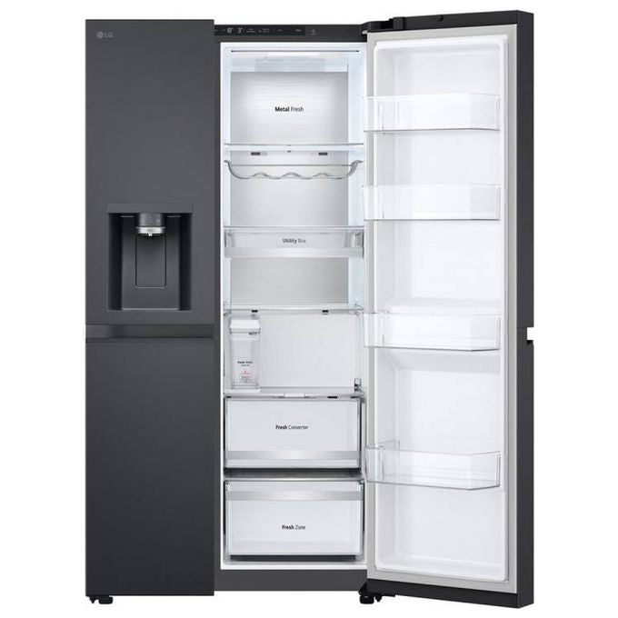 LG GSLE91EVAC Frigorifero Americano Libera Installazione 628 L 179 cm Classe C 34 dB No Frost WiFi Dispenser colore Nero