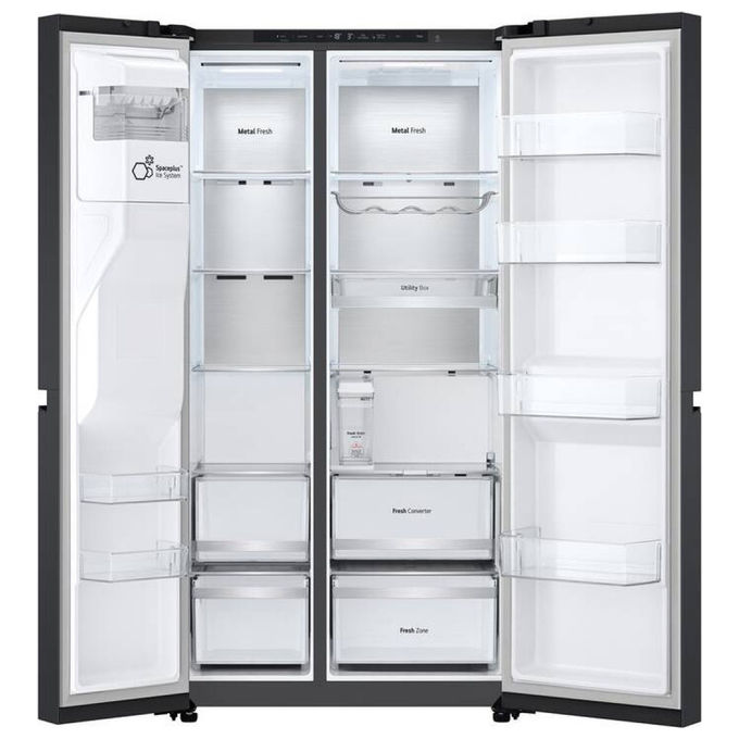 LG GSLE91EVAC Frigorifero Americano Libera Installazione 628 L 179 cm Classe C 34 dB No Frost WiFi Dispenser colore Nero