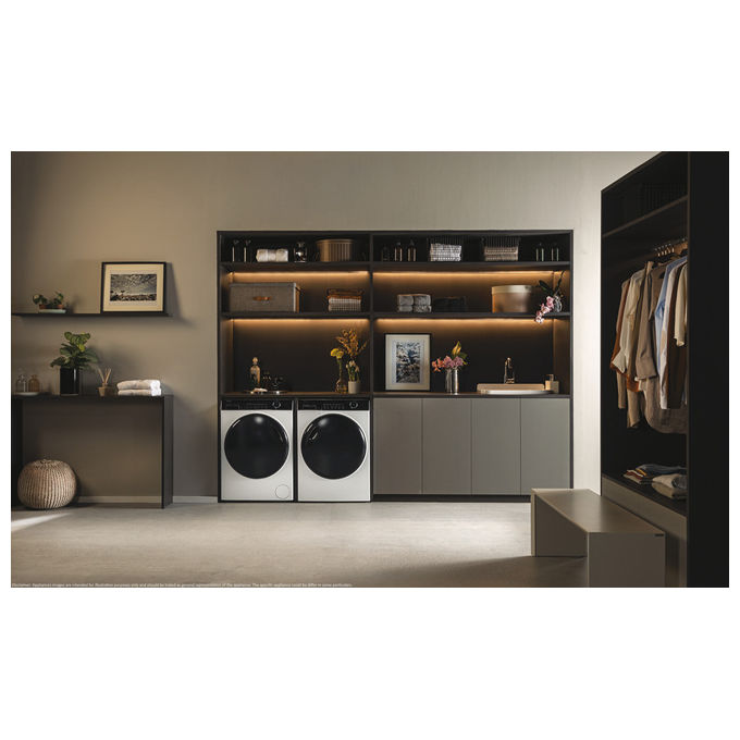 Haier HW90B14959NEUIT I-Pro Serie 5 Lavatrice Carica Frontale 9 Kg 1400 rpm Classe A (85x60x58cm) colore Bianco