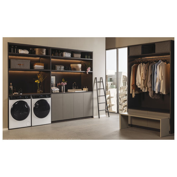 Haier HW90B14959NEUIT I-Pro Serie 5 Lavatrice Carica Frontale 9 Kg 1400 rpm Classe A (85x60x58cm) colore Bianco