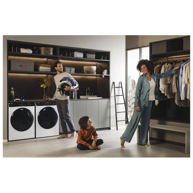Haier HW90B14959NEUIT I-Pro Serie 5 Lavatrice Carica Frontale 9 Kg 1400 rpm Classe A (85x60x58cm) colore Bianco