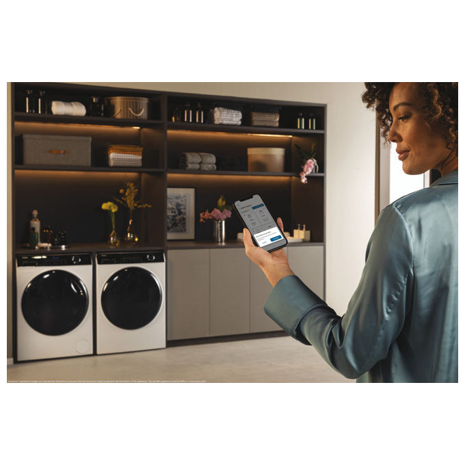 Haier HW90B14959NEUIT I-Pro Serie 5 Lavatrice Carica Frontale 9 Kg 1400 rpm Classe A (85x60x58cm) colore Bianco