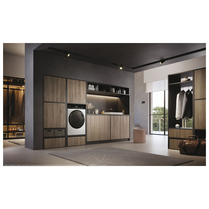 Haier HW90B14959NEUIT I-Pro Serie 5 Lavatrice Carica Frontale 9 Kg 1400 rpm Classe A (85x60x58cm) colore Bianco