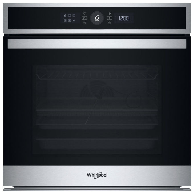 Whirlpool WOI4IS8PPM0SXA Forno da incasso Elettrico Pirolitico 73 L Classe A+ 17 Funzioni Vapore AirFry 6° SENSO (60x60x60 cm) colore Inox