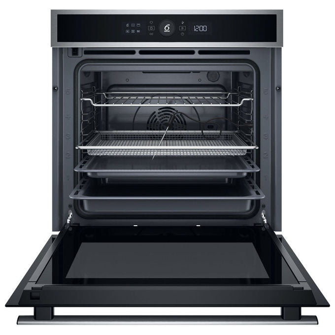 Whirlpool WOI4IS8PPM0SXA Forno da incasso Elettrico Pirolitico 73 L Classe A+ 17 Funzioni Vapore AirFry 6° SENSO (60x60x60 cm) colore Inox