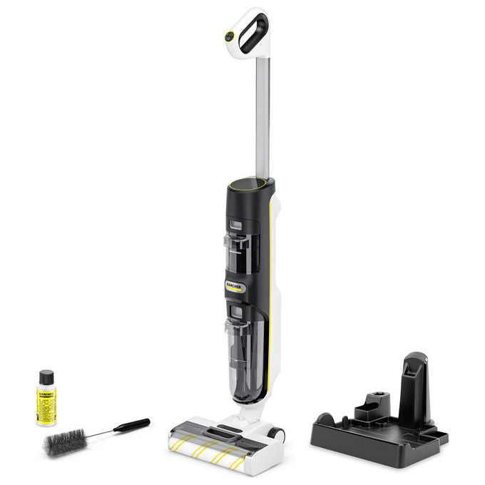 KARCHER 1.056-131.0 FCV 4 Aspirapolvere Lavapavimenti 3 in 1 Senza Filo 180 W autonomia 45 min superficie 200 m² colore Nero