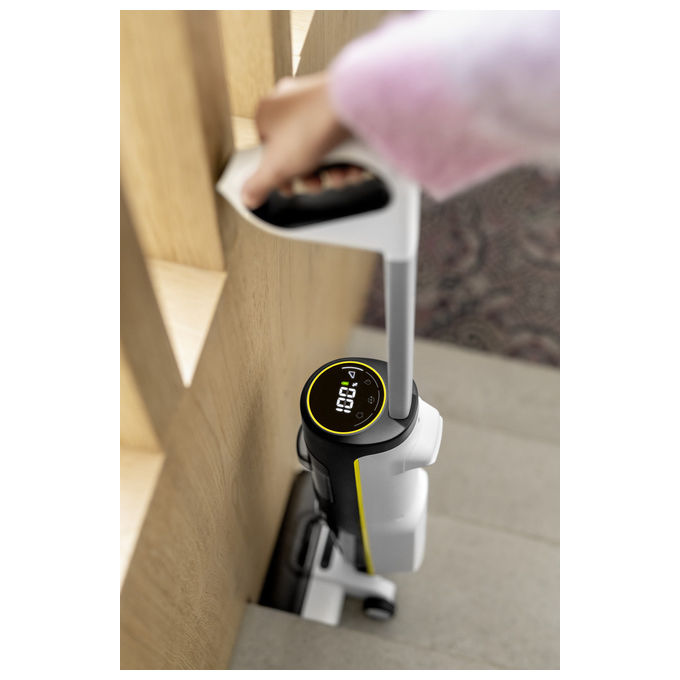 KARCHER 1.056-131.0 FCV 4 Aspirapolvere Lavapavimenti 3 in 1 Senza Filo 180 W autonomia 45 min superficie 200 m² colore Nero