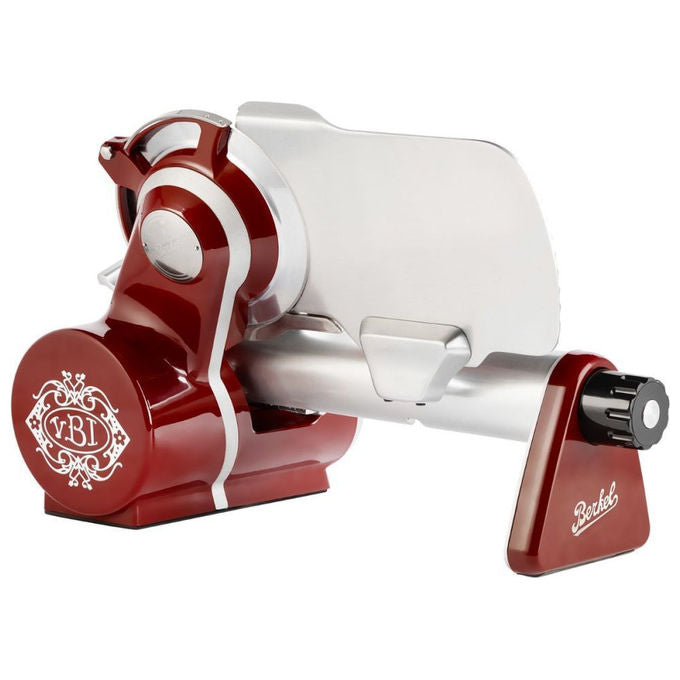 Berkel BKICNGBD010000000R Icon Line Affettatrice Elettrica Lama 170mm Acciaio Cromato 190W Regolazione 0-18mm colore Rosso