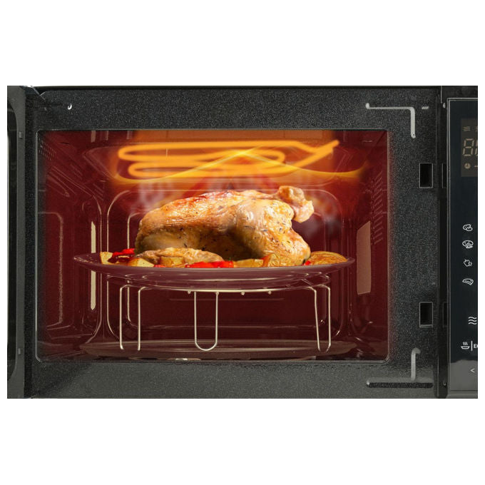 Hisense H25MOBS4HGI Forno a microonde Solo 25 L 850 W 10 livelli di potenza 6 programmi colore Nero