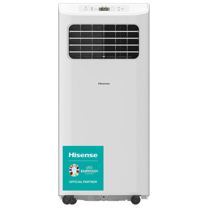 Hisense APC09KV Serie V Condizionatore portatile 9000 BTU per ambienti fino a 12 m² Classe A Raffreddamento Deumidificazione colore Bianco