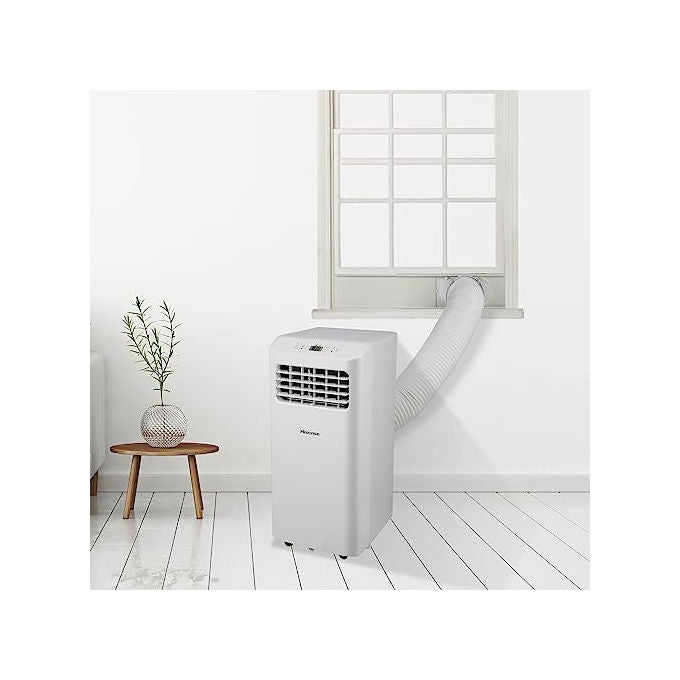 Hisense APC09KV Serie V Condizionatore portatile 9000 BTU per ambienti fino a 12 m² Classe A Raffreddamento Deumidificazione colore Bianco
