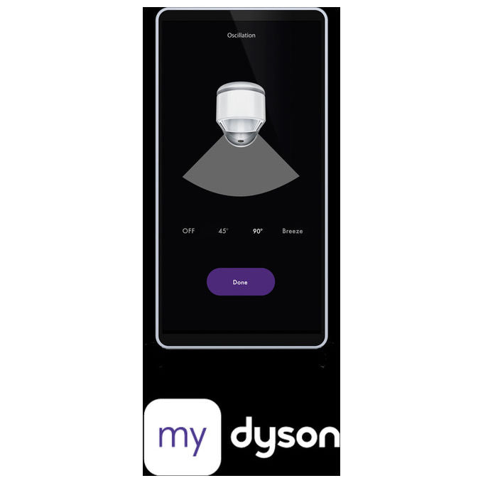 Dyson 544901-01 Purifier Cool PC1 Purificatore d'aria per ambienti fino a 27 m² Filtro HEPA H13 Carboni Attivi 10 velocita' 61,4 dB colore Bianco