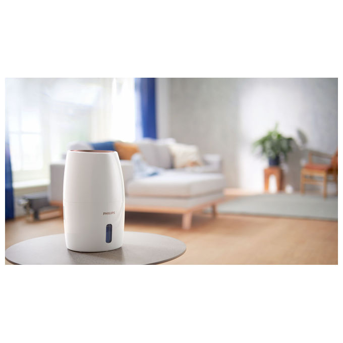 Philips HU2716-10 Serie 2000 Umidificatore d'aria NanoCloud 32 m² 3 Velocita' Serbatoio 2 L 200 ml-h 34 dB colore Bianco