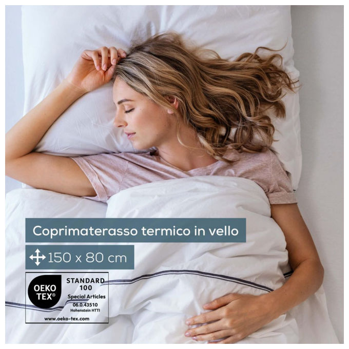 Beurer 30083 TS 17 Scaldaletto Elettrico Singolo 60 W 3 livelli di temperatura 150x80 cm lavabile 30 °C colore Bianco