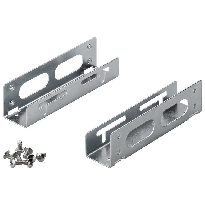 Goobay Staffa di Montaggio HDD Universale per PC Grigio Argento
