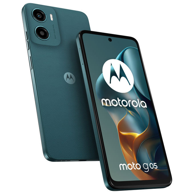 Motorola MOTO G05 XT2523-3 Smartphone 4G Dual SIM 256GB 8GB RAM Display 6 67'' Android 15 colore Forest Green