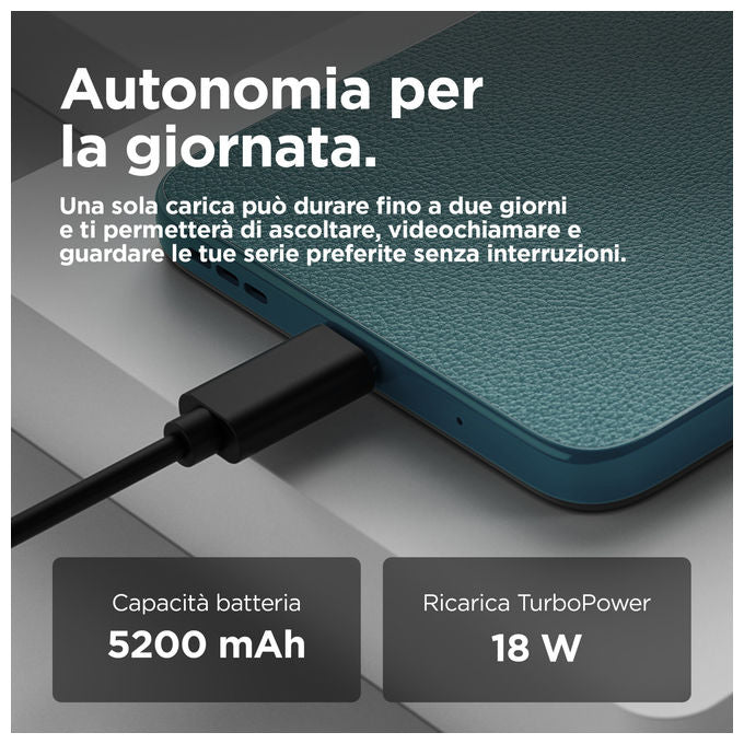 Motorola MOTO G05 XT2523-3 Smartphone 4G Dual SIM 256GB 8GB RAM Display 6 67'' Android 15 colore Forest Green