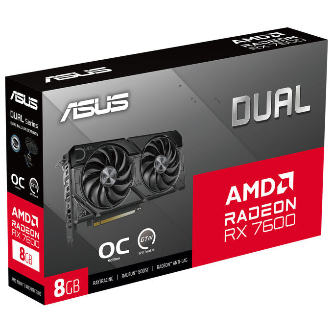 ASUS Radeon RX 7600 Dual EVO OC 8GB Gddr6