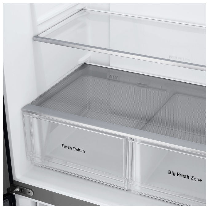 LG GMM41MSBEM Frigorifero 4 Porte Slim 474 L 177,5 cm Classe E 35 dB Total No Frost Multi Air Flow colore Argento