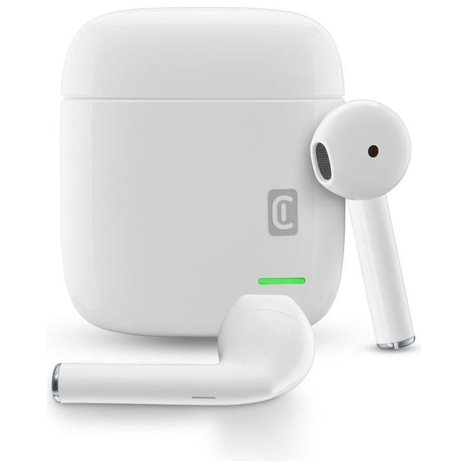 Cellularline Lite Auricolari TWS Bluetooth con custodia ricarica bianca