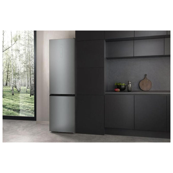 Hisense RB434N4BCB Frigorifero Combinato 331 L 200 cm Classe B 35 dB Total No Frost Multi Airflow Inverter colore Grigio Acciaio Inox