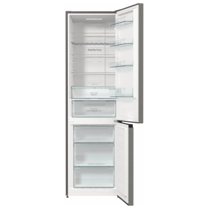 Hisense RB434N4BCB Frigorifero Combinato 331 L 200 cm Classe B 35 dB Total No Frost Multi Airflow Inverter colore Grigio Acciaio Inox