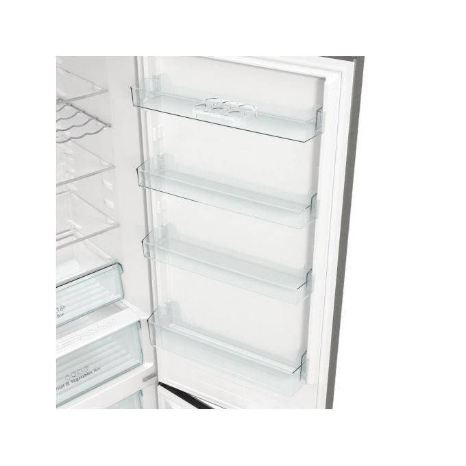 Hisense RB434N4BCB Frigorifero Combinato 331 L 200 cm Classe B 35 dB Total No Frost Multi Airflow Inverter colore Grigio Acciaio Inox