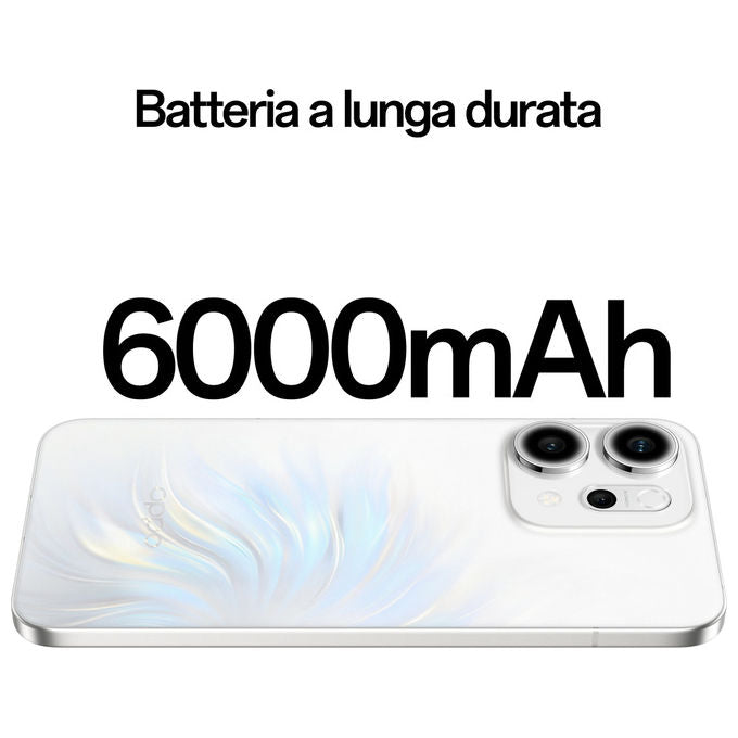 Oppo Reno 14 5G, 12 GB RAM, 512 GB, Doppia SIM, Bianco