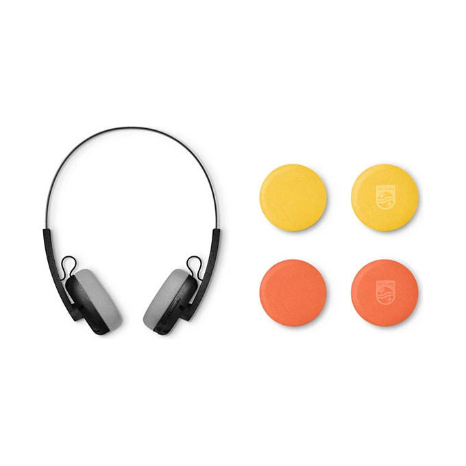 Philips TAH2000BK-00 The Ringo Cuffie On-Ear Wireless Bluetooth 5.4 Multipoint 26h Ricarica Rapida USB-C colore Nero