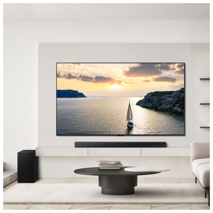 Samsung HW-B750F-ZF Soundbar 5.1 Canali 400W Dolby Digital DTS Virtual:X Q-Symphony Subwoofer Wireless HDMI ARC Bluetooth colore Nero