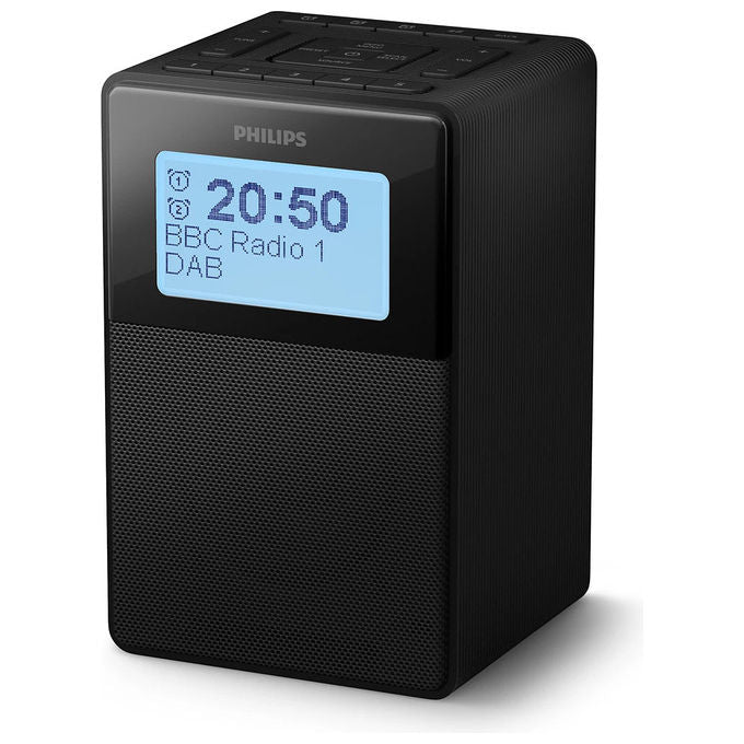 Philips TAR5100-10 Radiosveglia Digitale FM-DAB+ Bluetooth Nero