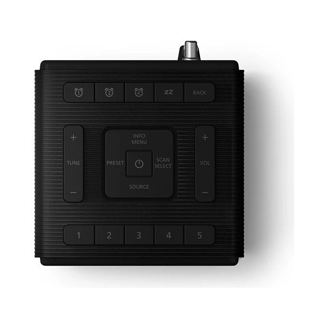 Philips TAR5100-10 Radiosveglia Digitale FM-DAB+ Bluetooth Nero