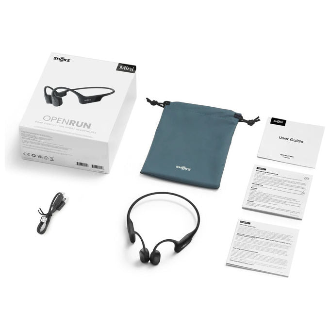 Shokz S806-MN-BK Openrun Mini Auricolare Wireless Sport Bluetooth Bone Conduction IP67 Multipoint colore Nero
