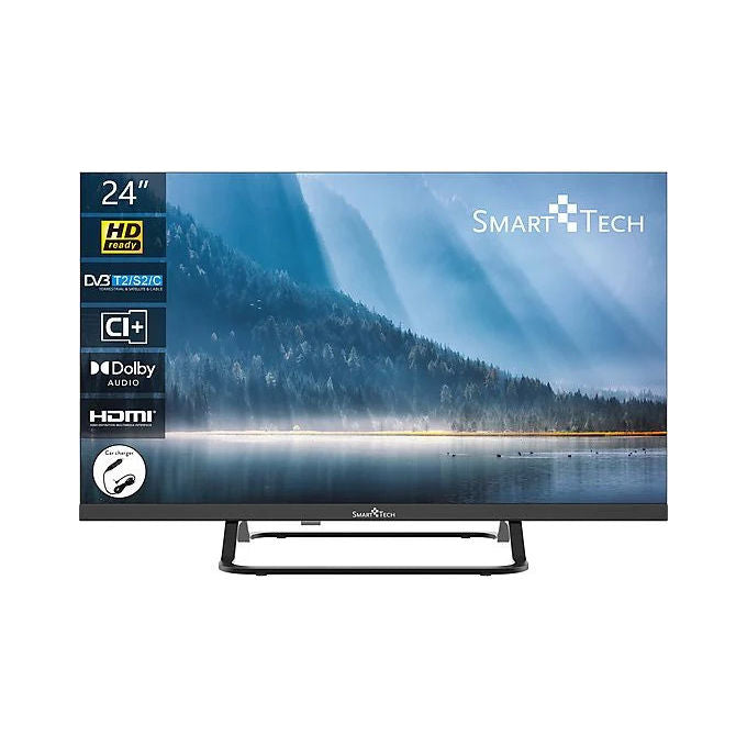 Smart Tech 24HN01VC Televisore LED 24'' HD Ready DLED Hotel Mode DVB-T2 S2 C 12 220V colore Nero