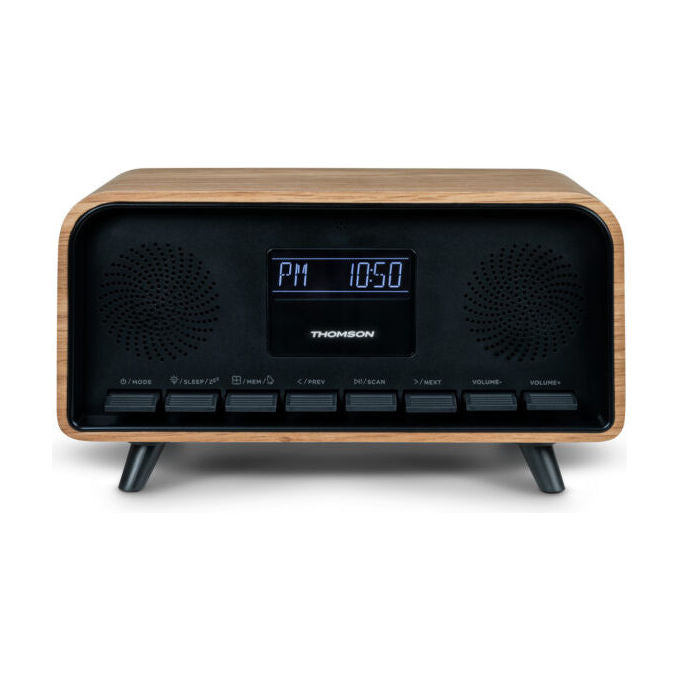 Thomson RT850BT Radiosveglia Vintage Bluetooth Nero