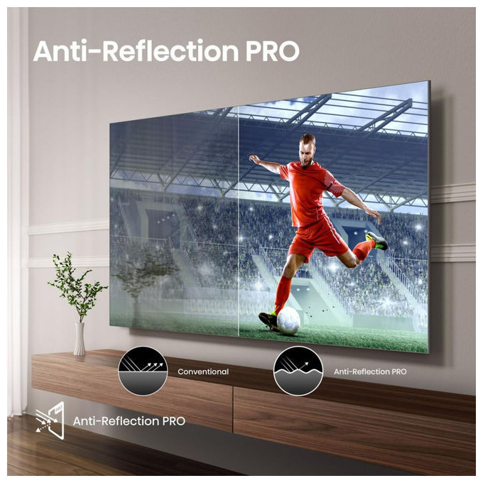 Hisense 65U8Q Smart TV Mini LED 65'' 4K Ultra HD VIDAA U9 165Hz Dolby Atmos 4.1.2 HDR10+ Dolby Vision IQ colore Nero