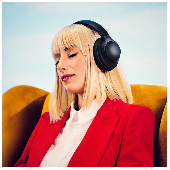 Panasonic RB-HX330BDEK Cuffie Bluetooth Over-ear ANC Bluetooth 5.3 55 ore autonomia colore Nero