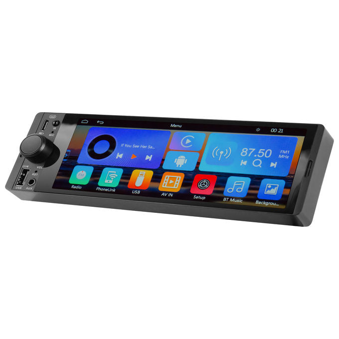 Trevi MDV 6370 DAB Autoradio 2 DIN Touchscreen 6.6'' DAB+ FM RDS 160W Android Auto Apple CarPlay Wireless colore Nero