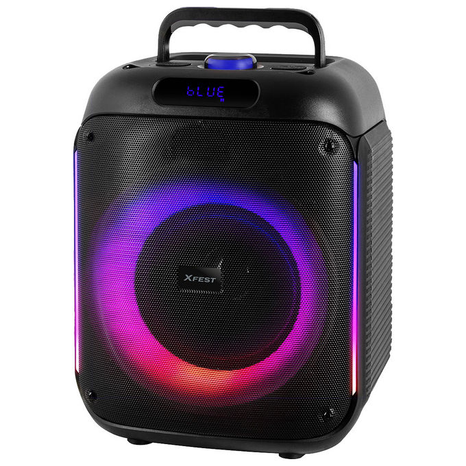 Trevi XFest XF 215 KB Altoparlante Wireless 60W con USB Micro SD