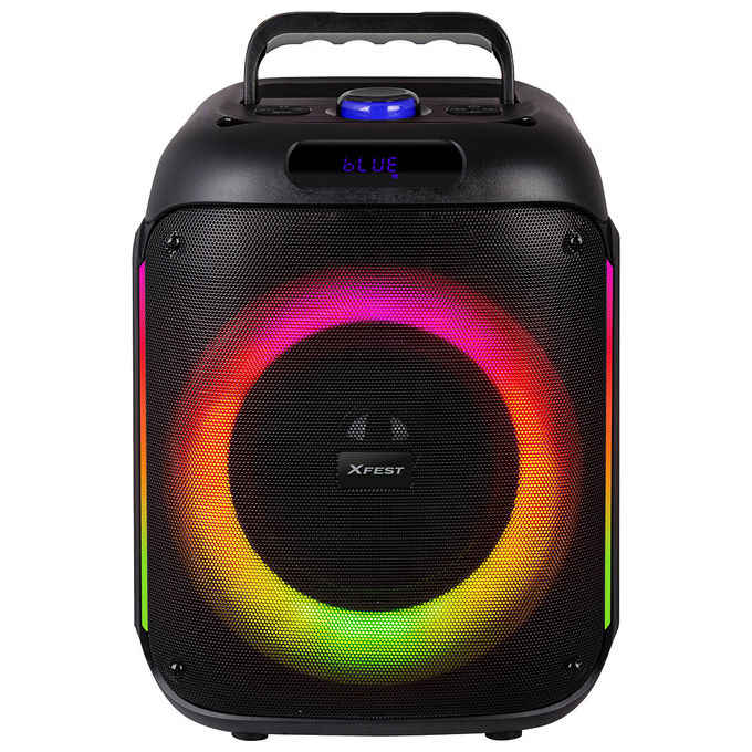 Trevi XFest XF 215 KB Altoparlante Wireless 60W con USB Micro SD
