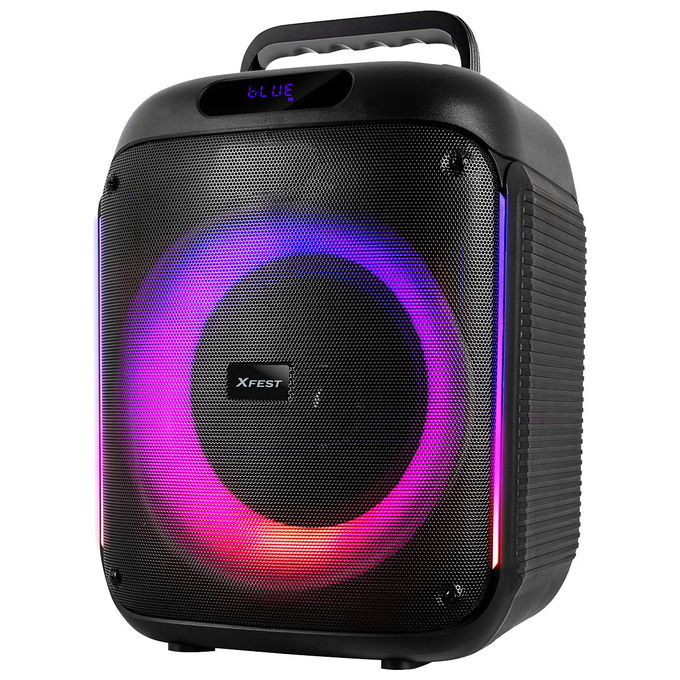Trevi XFest XF 215 KB Altoparlante Wireless 60W con USB Micro SD