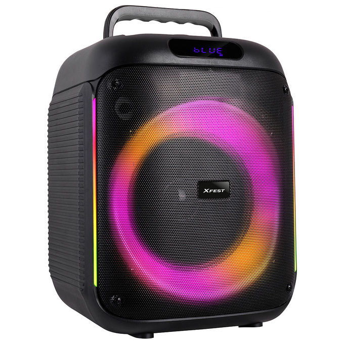 Trevi XFest XF 215 KB Altoparlante Wireless 60W con USB Micro SD