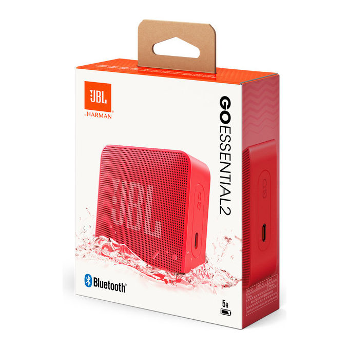 Jbl Go Essential 2 Rosso Altoparlante Portatile Bluetooth