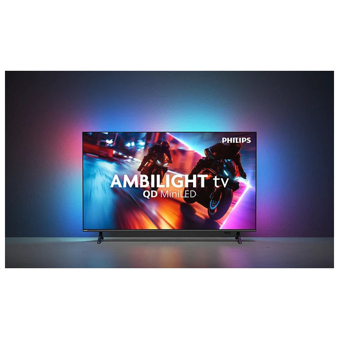 Philips 65MLED920 Ambilight Smart TV 65'' QD MiniLED 4K UHD Dolby Vision Dolby Atmos Titan OS colore Nero