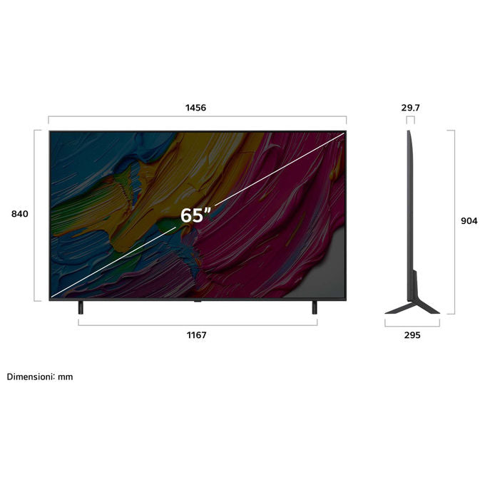 Lg 65'' Qned 4K 65QNED80A6A Serie QNED80 Smart Tv WebOS