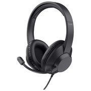 Trust Ayda Max, Auricolare Cablato USB per Ufficio, Nero