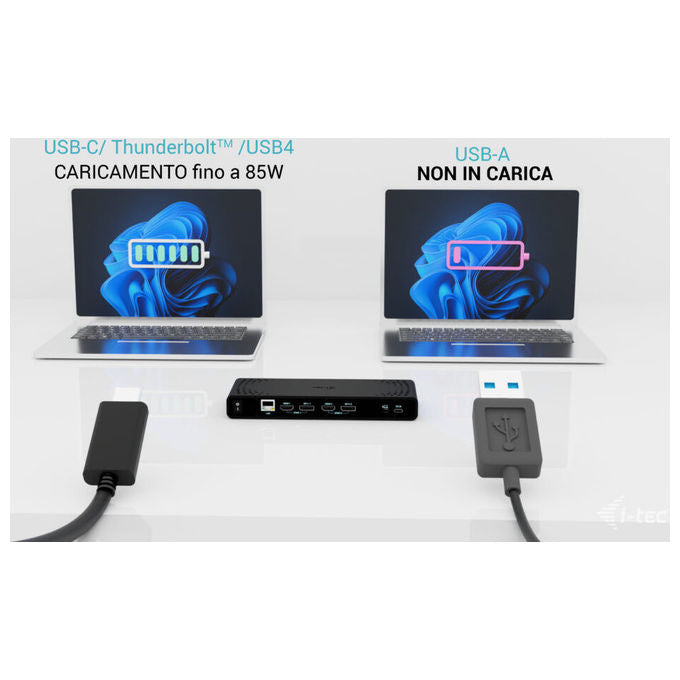 I-tec Docking Station Universale Dual 4K con Power Delivery 85W