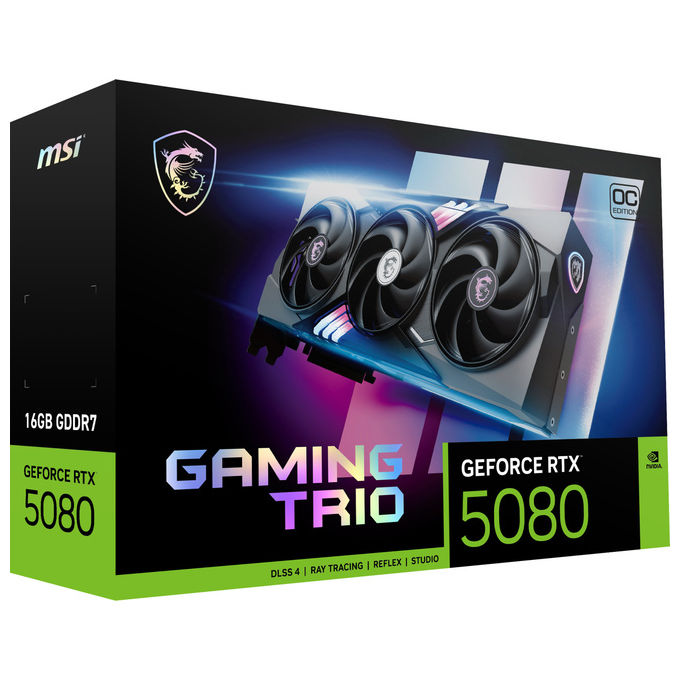 MSI Geforce Rtx 5080 16gb Gaming Trio Oc scheda video
