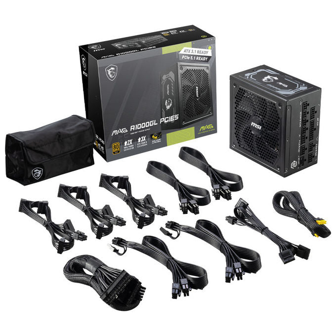 MSI MAG A1000GL Alimentatore ATX 1000W 80+ Gold Modulare
