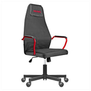 Nuwo GC24HF.GRR.001 Grid Sedia Gaming Ergonomica Rete Traspirante Portata 110 Kg Braccioli Fissi colore Rosso e Nero